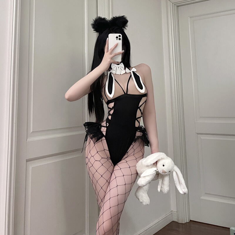 Dormila Bunny Girl Sexy Lingerie Cute Cat Maid Cat Girl Temptation Strip Passion Sexy Uniform Suit