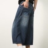 Летняя джинсовая юбка, классические шорты, штаны, джинсы, в американском стиле