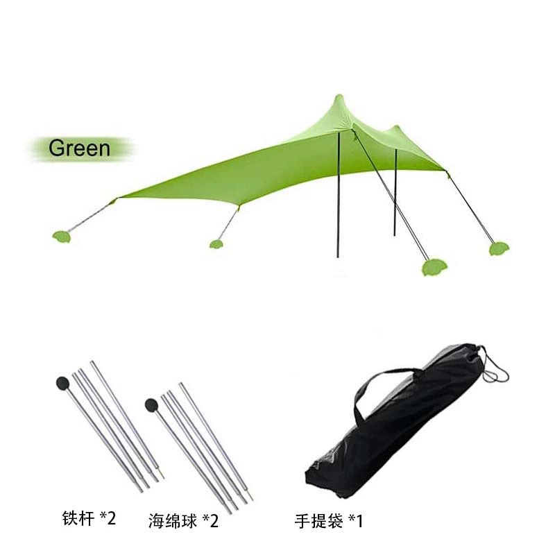 Beach handheld canopy for camping, digital tent, sun protection