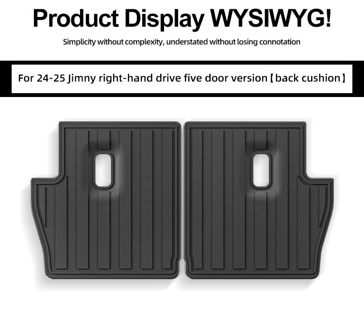 Suitable for 24-25 Suzuki Jimny Jimny Car Trunk Mat Full Tpe Seat Back Cushion Cross-Border