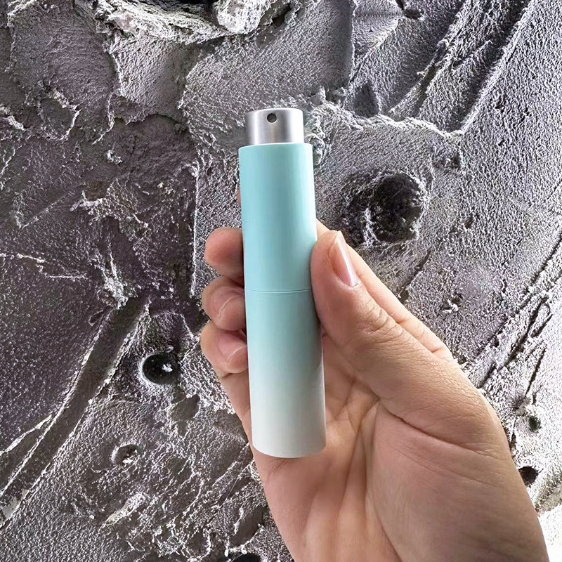 En stock 8/10ml de perfume giratorio sub-botella ambientador oral botella de spray botella de perfume de prensado de alta gama botella de spray bucal