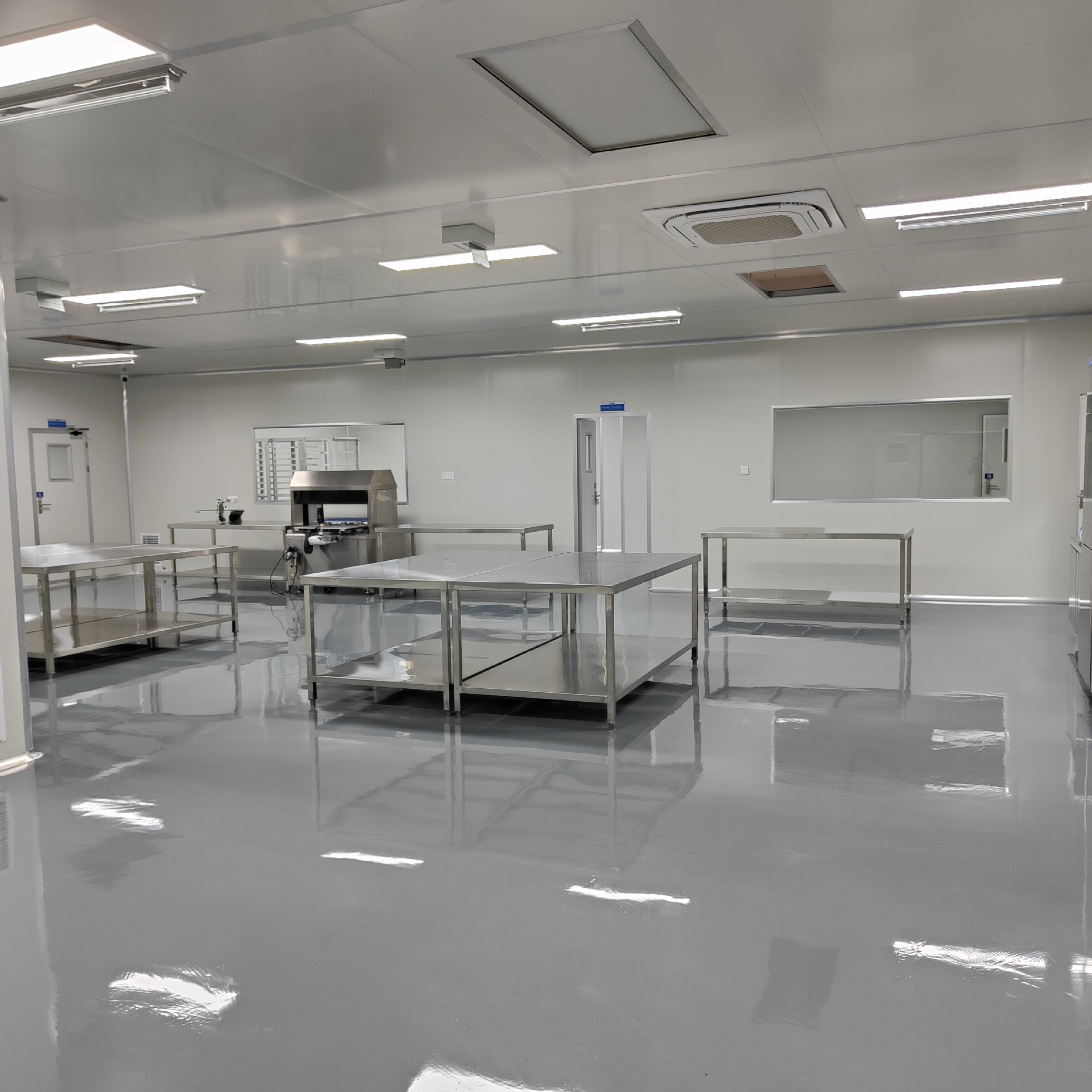 定制食品工程装修电子无菌洁净十万级无尘车间设备及成套涂装设备