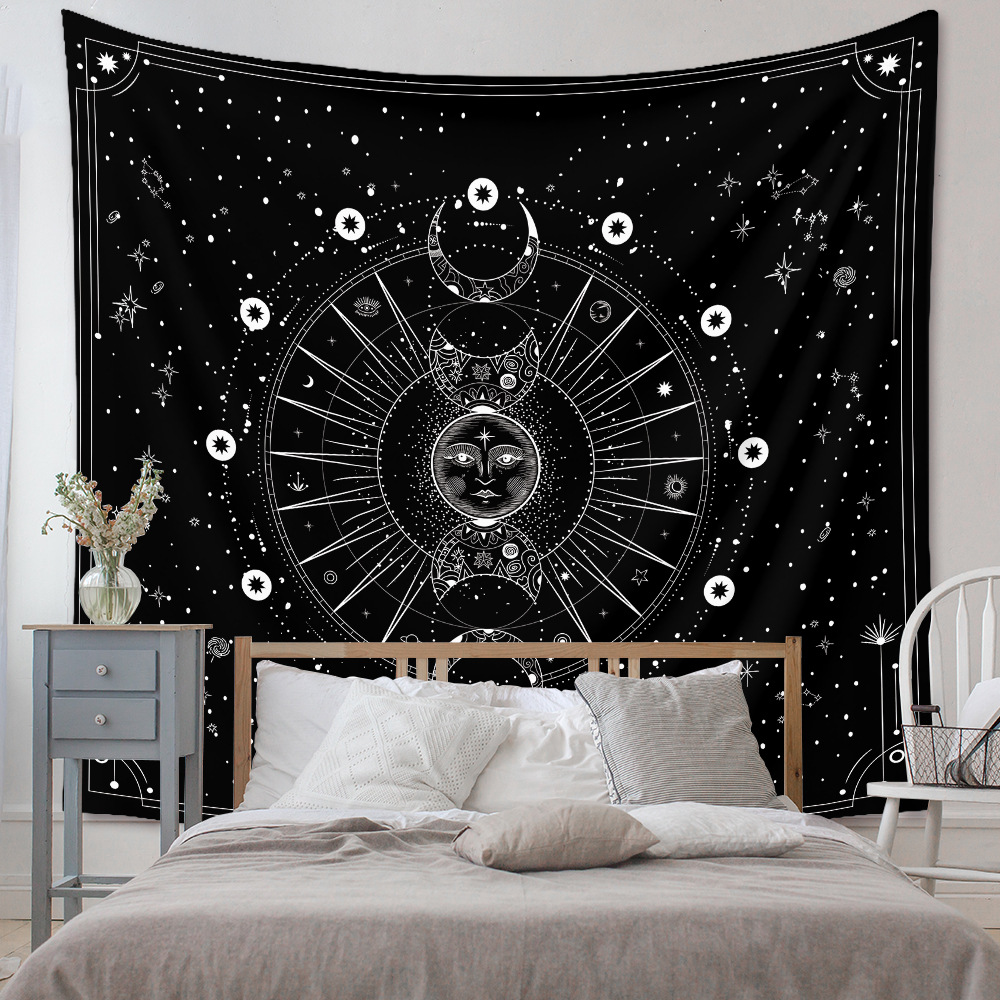 Home Cross-border Bohemian Tapestry Room Decoration Wall Cloth Mandala Decoration Cloth Tapestry display picture 22