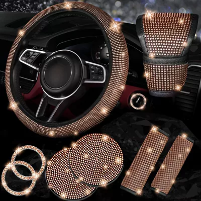 Steering wheel cover – Gear Shift Cover - champagne-38cm