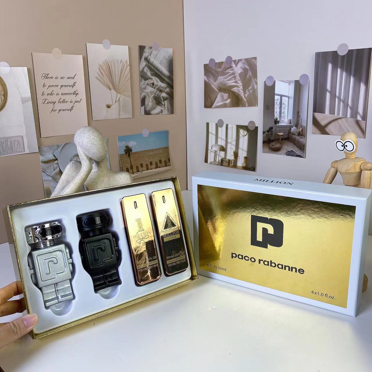 Paco robot 0k men's medium sample set of four 30ml