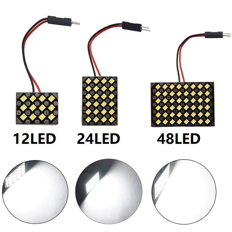 Car interior reading light, roof light, trunk light, car lights that require no modification, room light, 2835 LED panel