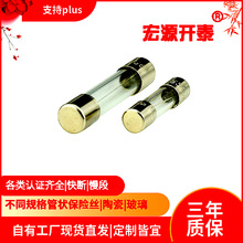 厂家批发通用保险丝6X30/5X20快/慢断玻璃陶瓷状可带电源开关插座