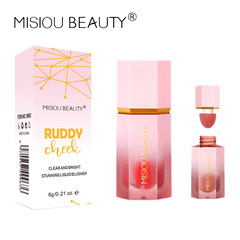 Cross-border makeup, rosy and expanding color, natural, long-lasting, waterproof, non-fading, repairing and brightening liquid blush, liquid blush stick