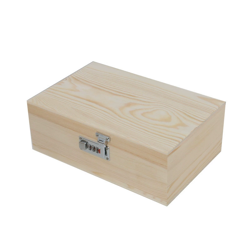 7 оптовый деревянный ретро кодовый замок для хранения коробки документов документы документы для хранения чехол для хранения с замком