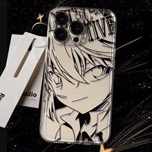 灰原哀适用苹果16手机壳iPhone15/14/13/17pro线稿太空壳12动漫