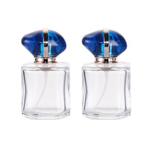 现货供应B102-30ml 宝石蓝香水喷雾瓶化妆品分装瓶便携式玻璃空瓶