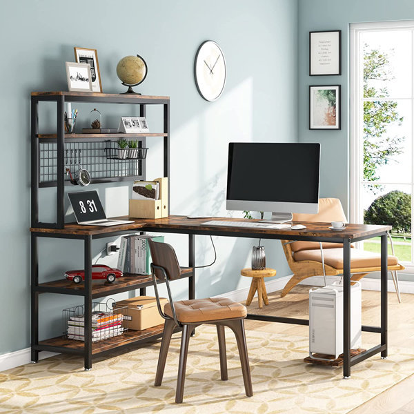 55_+Large+Computer+Desk+L-Shap