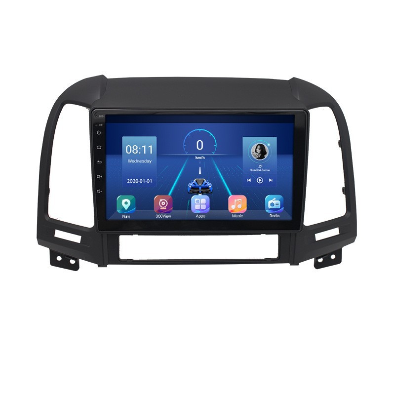 Aplicable a Hyundai 06-12 Shengda Android reproductor de navegación MP5 Radio 4 + 64 Carplay incorporado