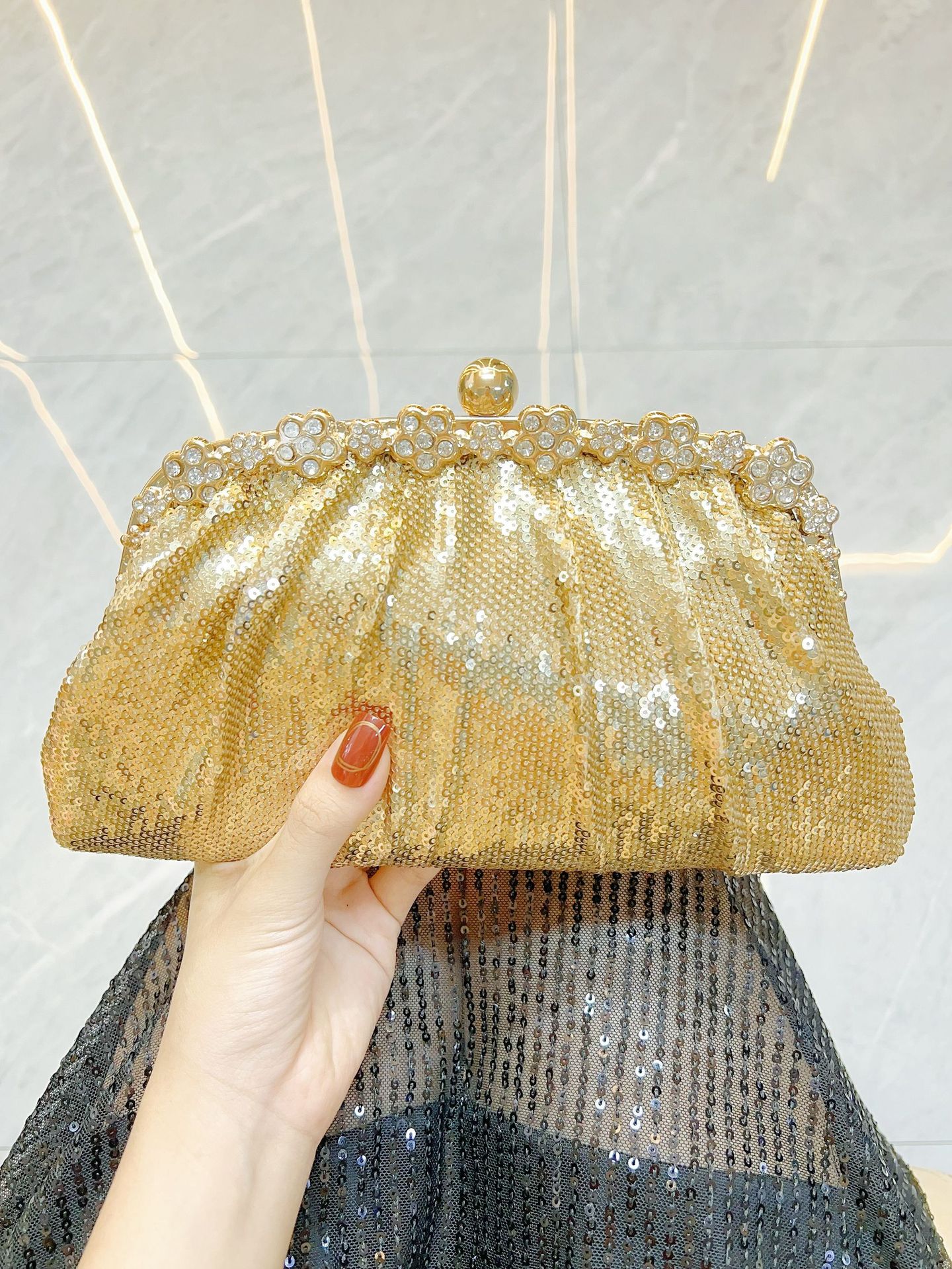 Pochette da sera elegante per donna borsa da cerimonia sposa_voghion.com