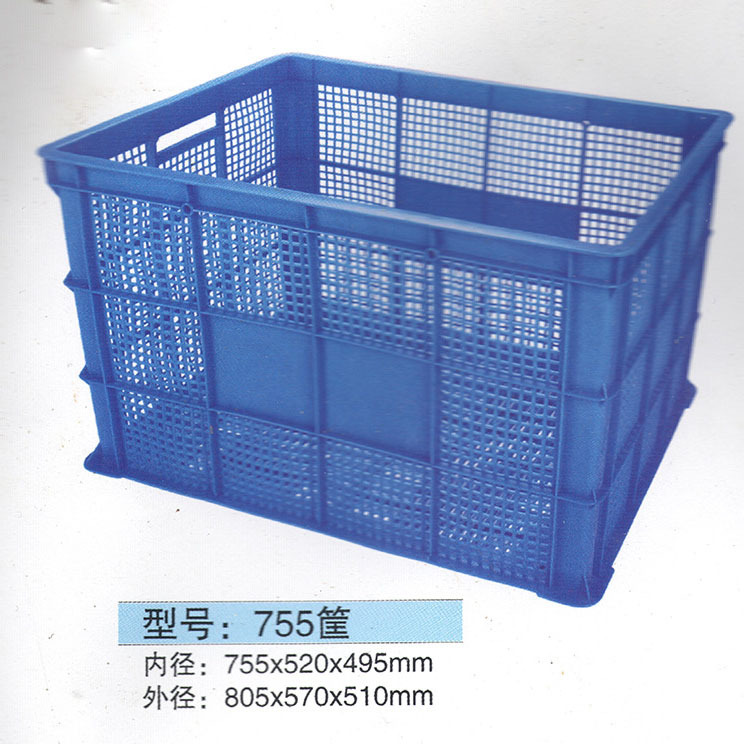 厂家供应塑料筐755塑料周转筐塑料胶框 周转箩筐子批发