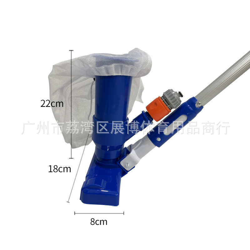 Amazon nueva piscina de succión al vacío suciedad cinturón inferior cepillo limpiador torrent boquilla varilla telescópica traje 160CM