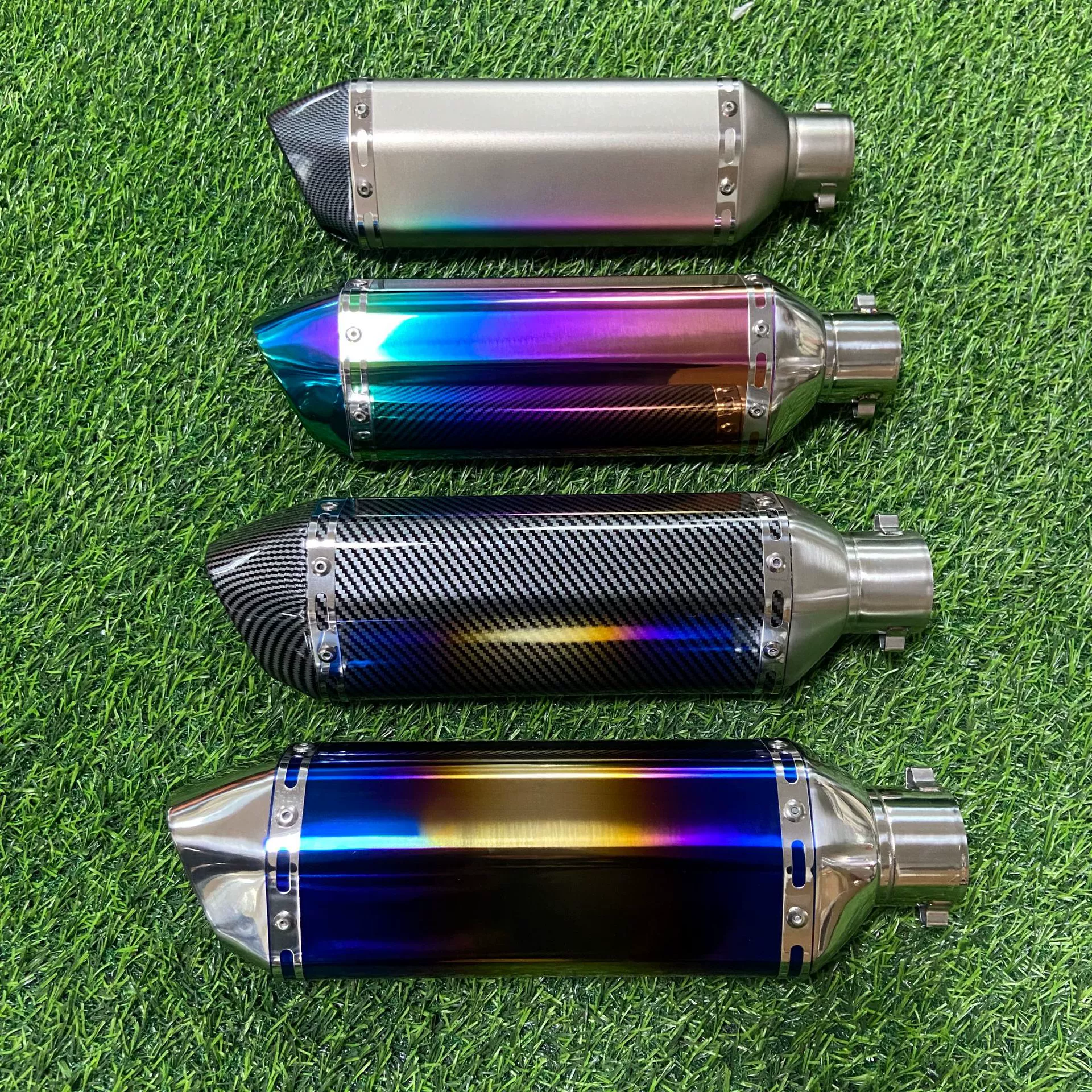 Модификация выхлопной трубы мотоцикла 370 Малый шестиугольник 51MM General 450SR 600 GSX250R CBR650