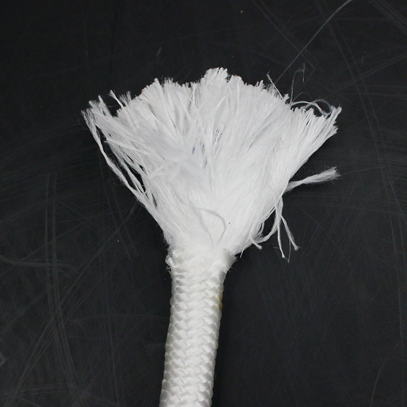 White high -strength nylon woven rope is not easy to wear abrasion -resistant pull -out cotton rope tent rope bundle rope tag rope