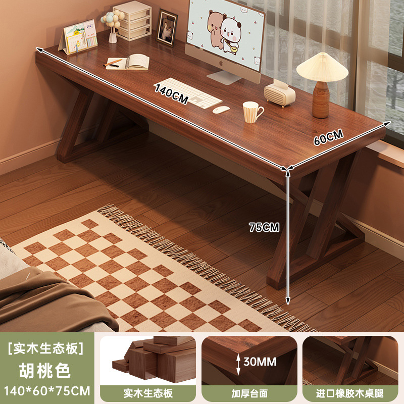 Escritorio de madera maciza escritorio de computadora dormitorio doméstico escritorio de esquina de la comodía