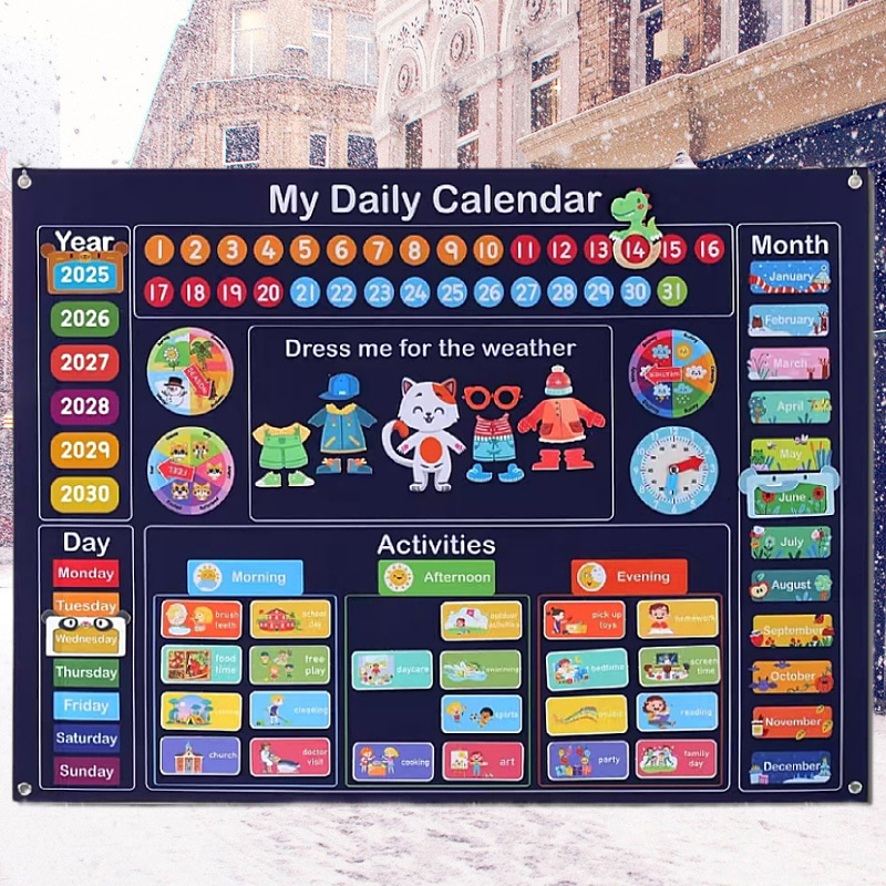 Amazon transfronterizo educación infantil 3DIY estereoscópio felt paquete de juego storyboard aprendizaje tablero impreso dinosaurio al por mayor