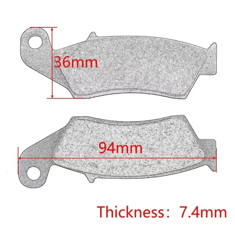 Suitable for Honda Crf 250R Crf450R Cr125R Copper-Based Front and Rear Brake Pads