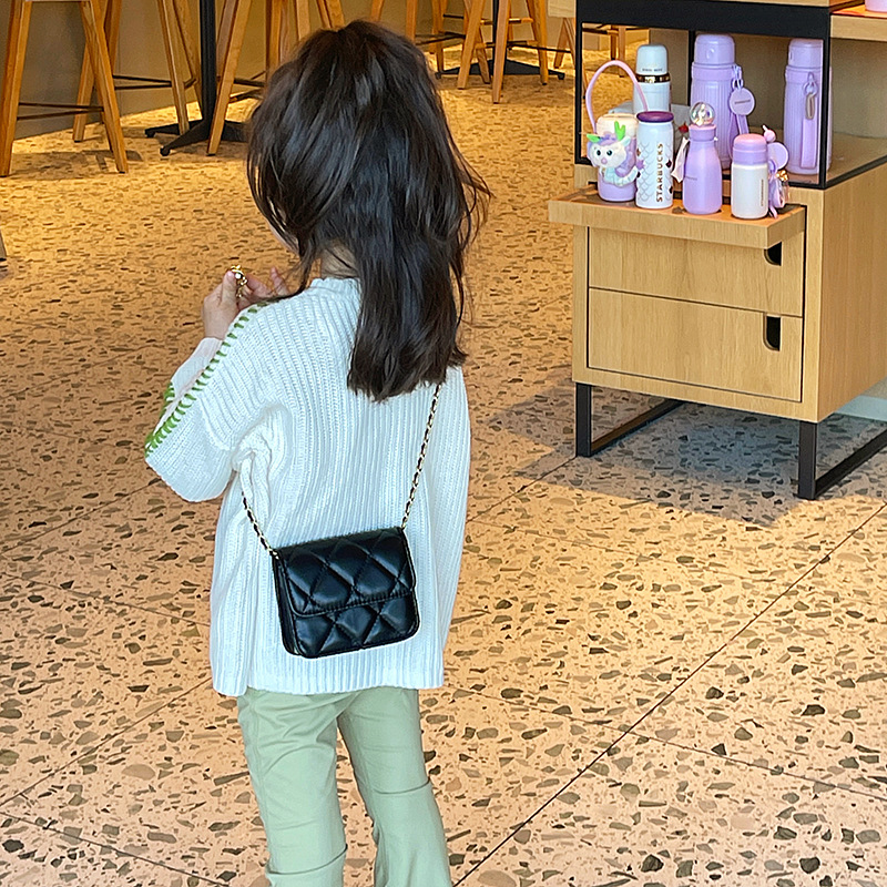 Bolso de los niños de moda del todo-fósforo de la muchacha de la cadena de moda crossbody princesa bolsa Chanel estilo de la cadena auricular monedero bolsa