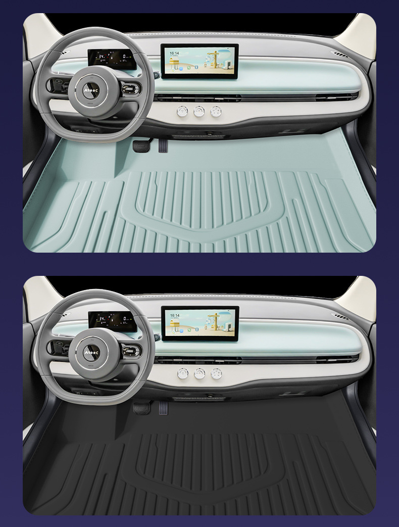 Suitable for Wuling Eshang Models, Waterproof and Dustproof Car Interior Accessories, Environmentally Friendly Double-Layer Floor Mats