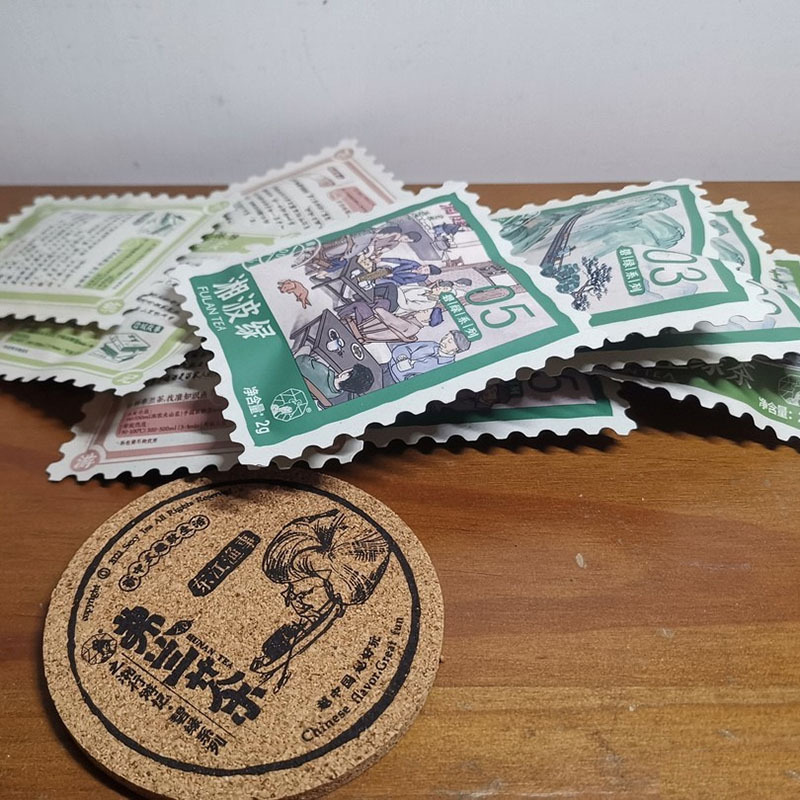 少批量2.5克彩印牛皮纸独立小泡袋 创新茶颜悦色盲拆茶包铝箔袋