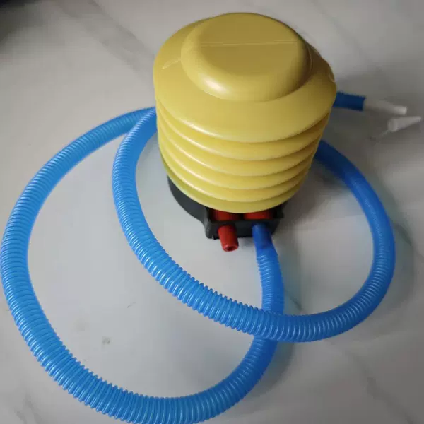 Stepping on the air cylinder