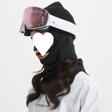 滑雪面罩冬季护脸男女户外骑行挂耳头巾防风防寒加绒保暖护颈代发
