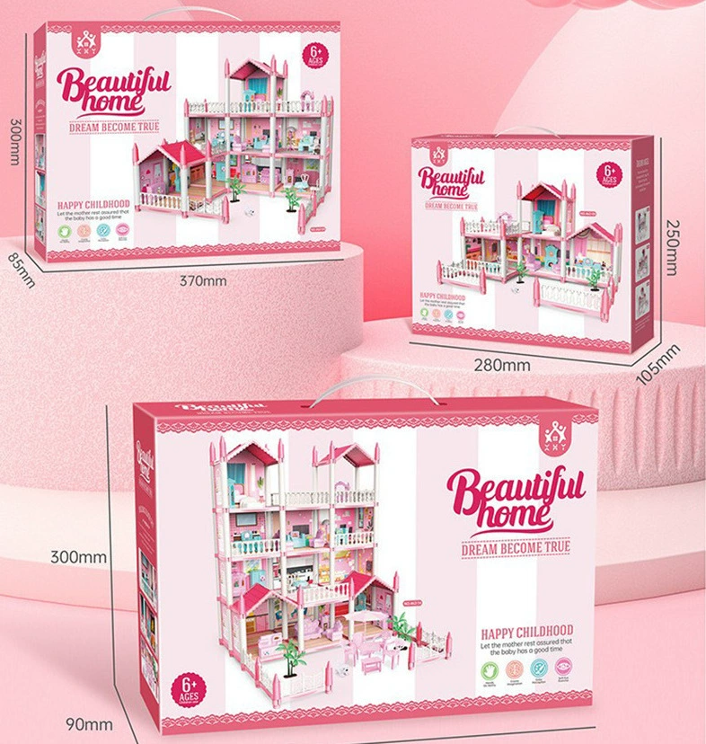 Toy, family castle, villa, set, constructor, house