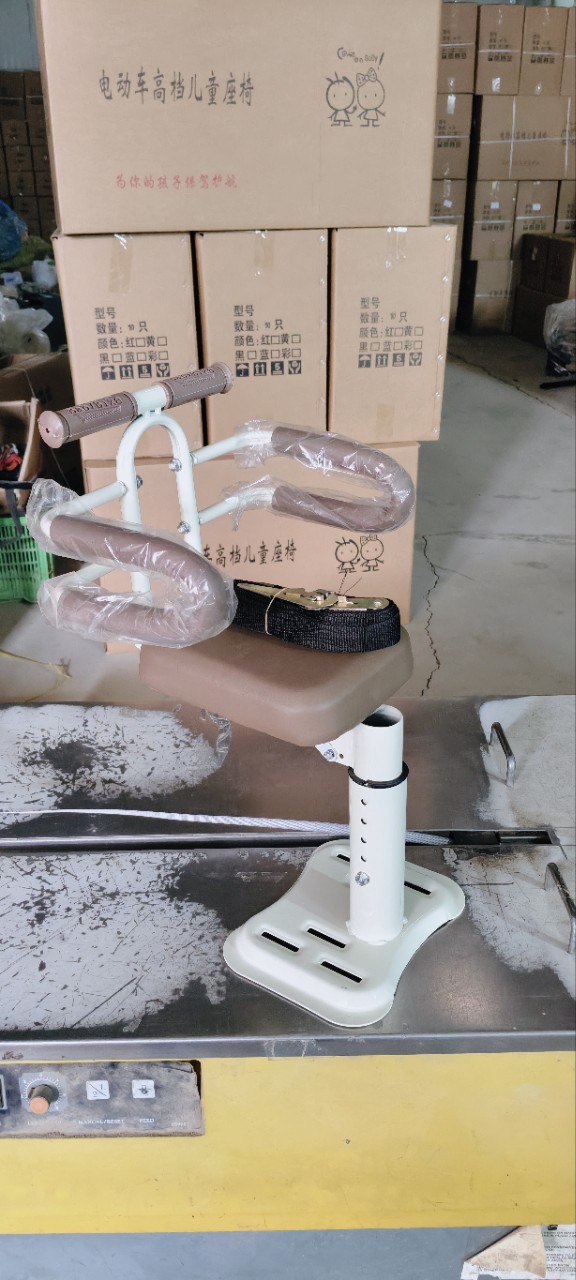 Front-mounted foldable electric vehicle child seat, baby seat for electric scooters, motorcycle infant child safety seat