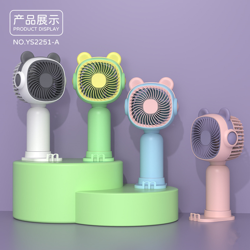 東南アジアの対外貿易の越境の小さい扇風機のミニはusbの充電のアイデアのlogo学生を持って扇風機を持ちます。|undefined