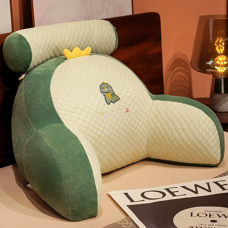 Ice Doudou cabecera de cama cojín suave almohada de maternidad cama lectura almohada dormitorio sofá jugando teléfono móvil respaldo grande