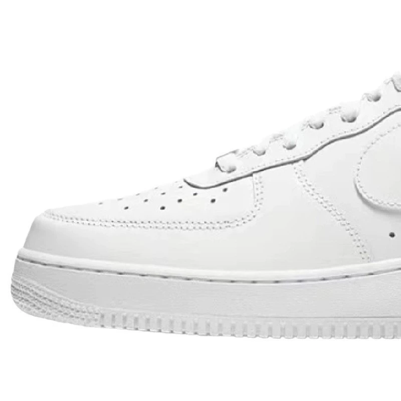 Кеды (Nike) Air Force 1 low — белые и цветные, перфорация, мягкий воротник, EU 36–45