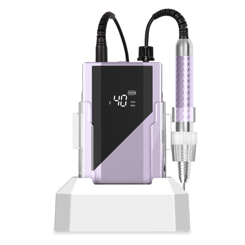 国境を越えた新しいブラシレスネイルポリッシャー磁気充電ベースポータブルプロフェッショナル電動ネイルリムーバー|undefined