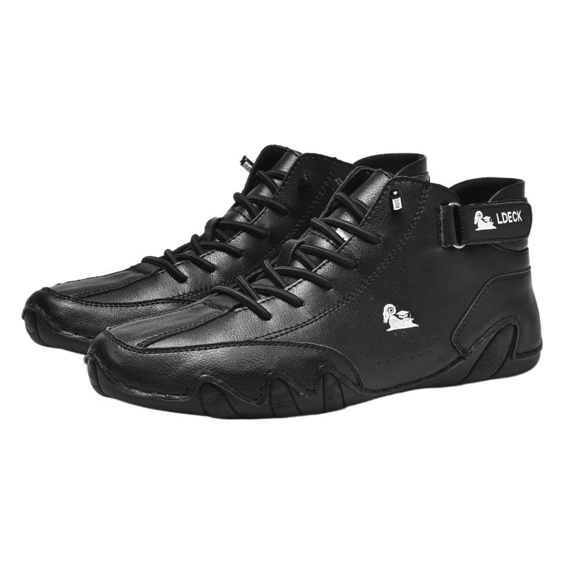 LDECK мужская обувь большого размера с осьминогом, высокие мужские и женские ботинки из натуральной кожи для спорта и отдыха