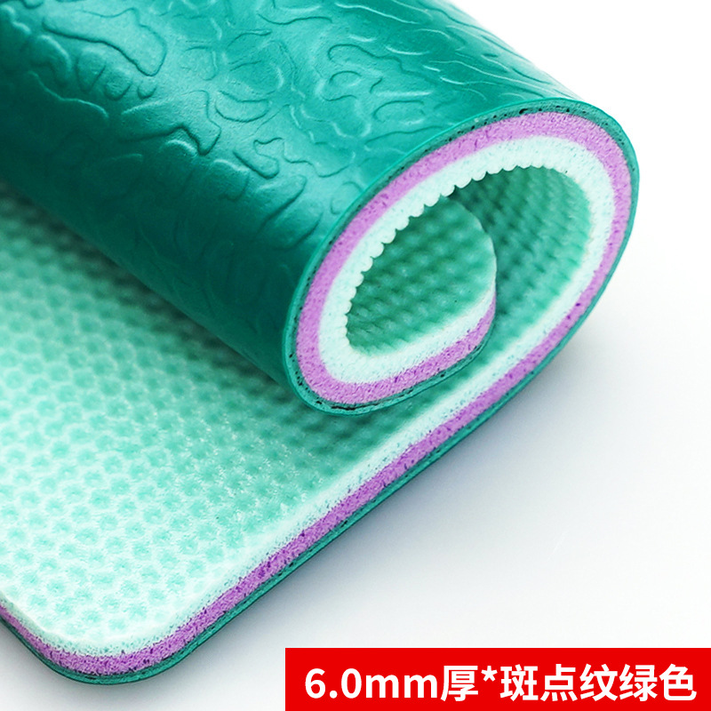 6.0mm 두꺼운 반점 녹색