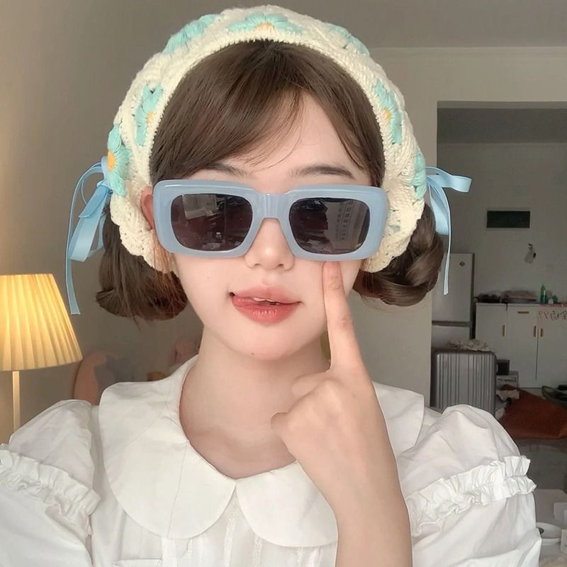 Spring and Autumn Japanese-Korean Style Head-Worn Triangle Scarf, Dopamine-Colored Headband in Sweet Girly Design—Just Like the Internet Sensation Trending Accessory