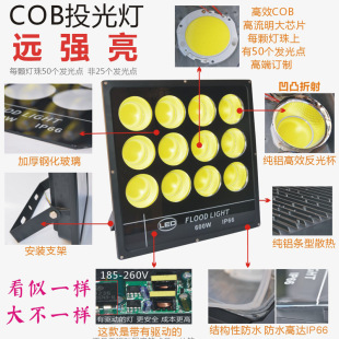 400W500w600w outdoor waterproof landscape advertising Building Engineering lighting Angel eye LED flood light 300W