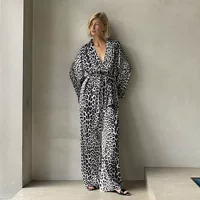 Summer trend design bathrobe, trousers, pijama, oversize