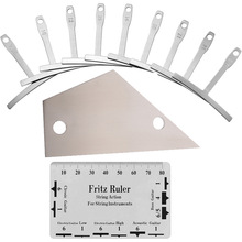 批发吉他测量尺 吉他尺 T形吉他弧度尺 吉他弦距尺 吉他找平尺