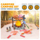 Cross-border Outdoor BBQ Play Toys Simulation Indoor and Outdoor Bonfire Picnic BBQ Camping Tent Children's suit