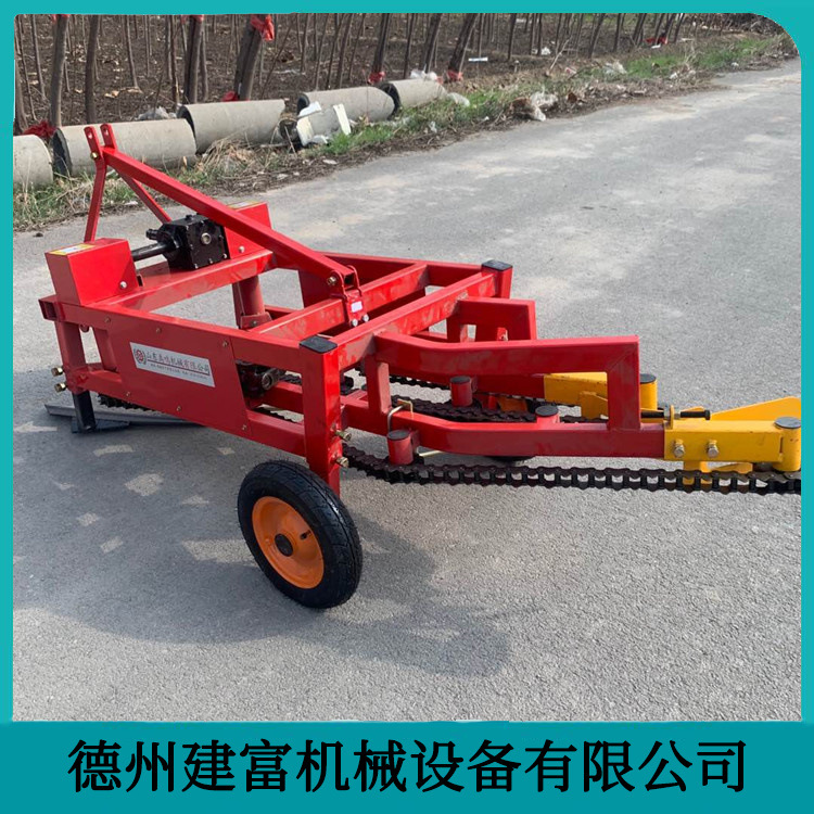 排放整齐花生出土机供应价格农用花生收获机 拖拉机带挖花生机械