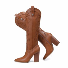 M 79250 Cowboy Boots Fashion Western Boots ʱ��ţ��ѥ �羳��