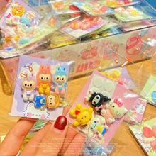 创意装饰趣味贴片(满64包送展示盒）DIY发饰手机壳创意配件贴片