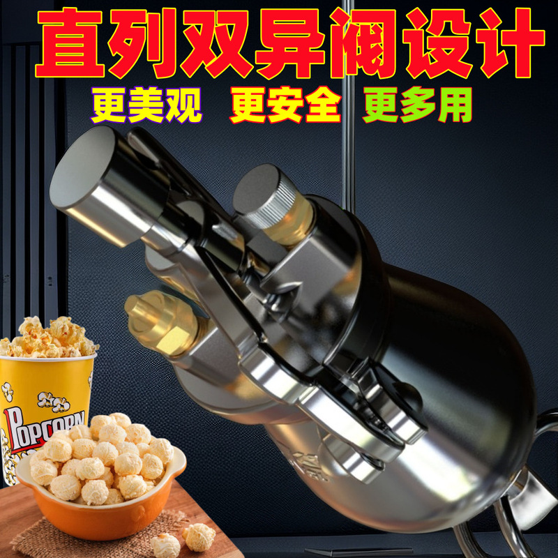 Small 304 Stainless Steel Popcorn Machine for Home Use, Overnight Wealth, Gift-Giving, Hand-Cranked Old-Fashioned Grain Amplifier Small 304 Stainless Steel Popcorn Machine for Home Use, Overnight Wealth, Gift-Giving, Hand-Cranked Old-Fashioned Grain Amplifier