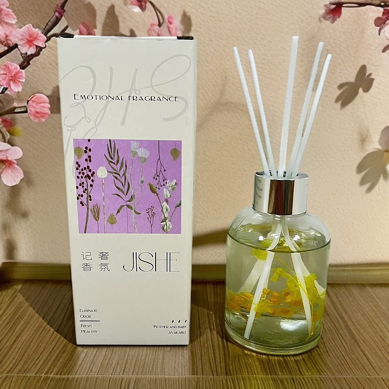 160 ミリリットル植物エッセンシャルオイル無火アロマテラピー家庭用装飾品トイレ長期的な香り芳香剤寝室の消臭|undefined