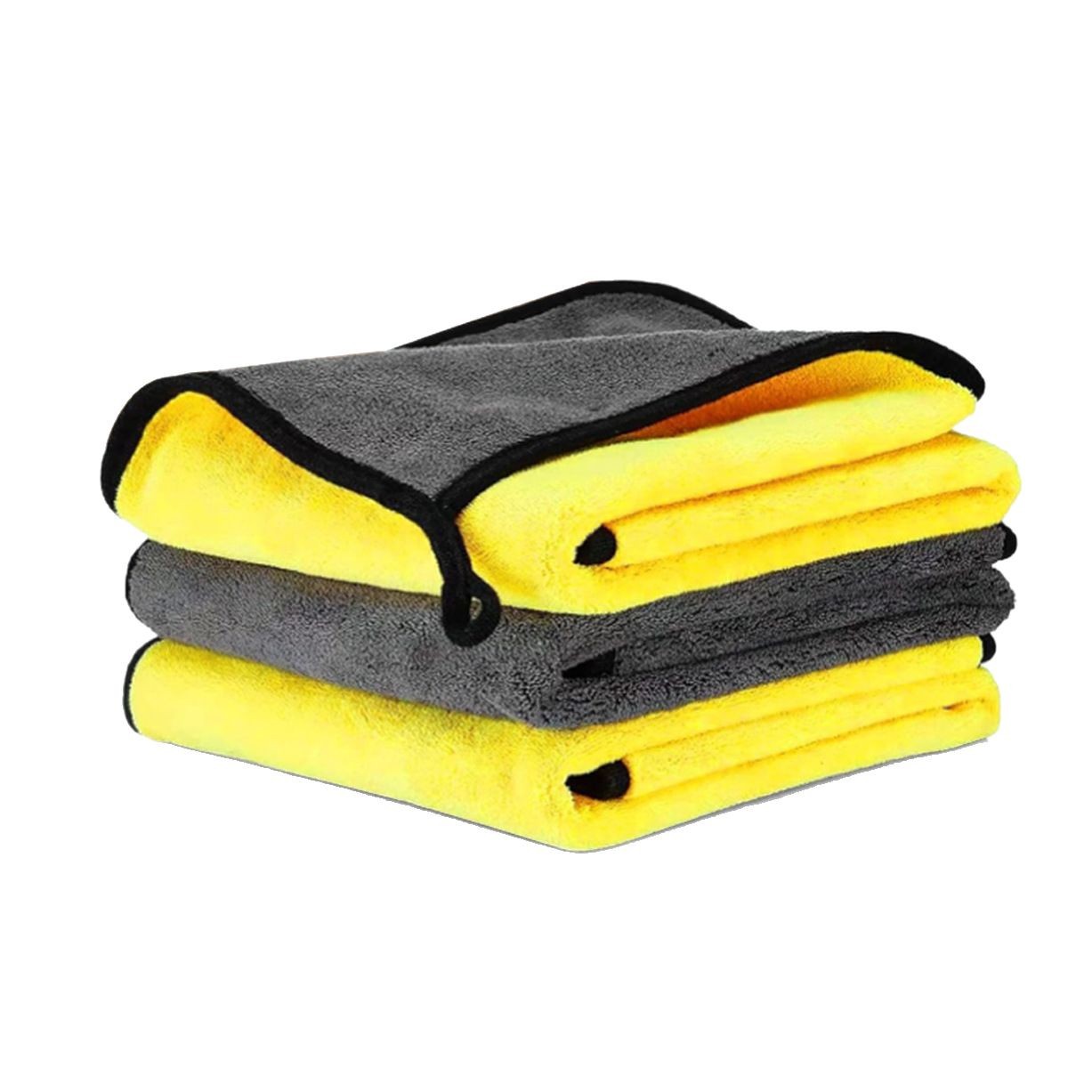 Fabricante suministro de toallas de camión de coral toallas de limpieza de automóviles de doble color absorción de agua toallas de limpieza de automóviles toallas de limpieza de automóviles antideslizantes pintura de automóviles secado rápido image 5