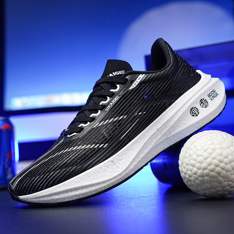 3PRO Professional Racing Breathable Running Fei Dian Soft Sole Men's Shock Absorbing Sports Shoes_voghion.com